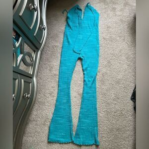 Zara Ribbed Jumpsuit NWOT size L
